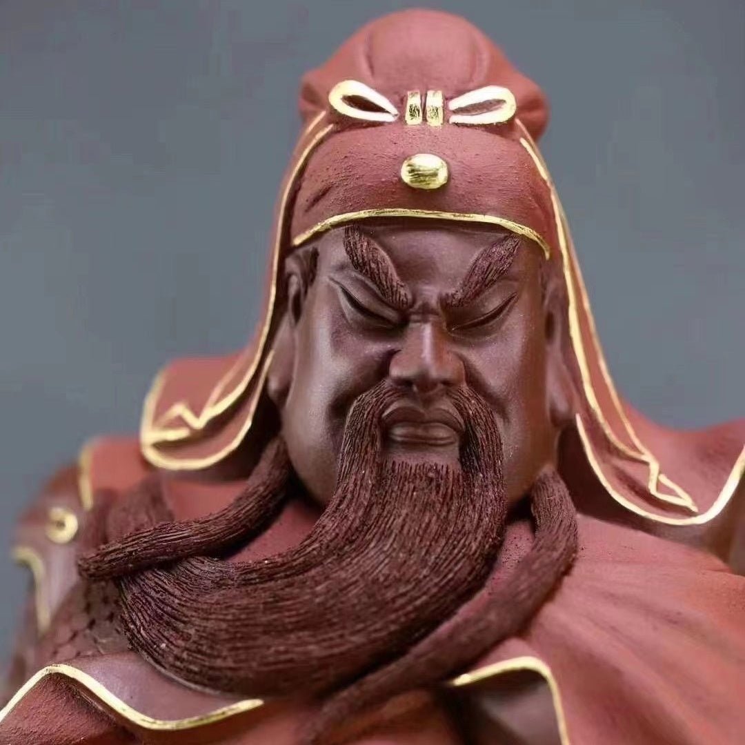 Wu Cai Shen - Zisha Sculpture - zycs_China
