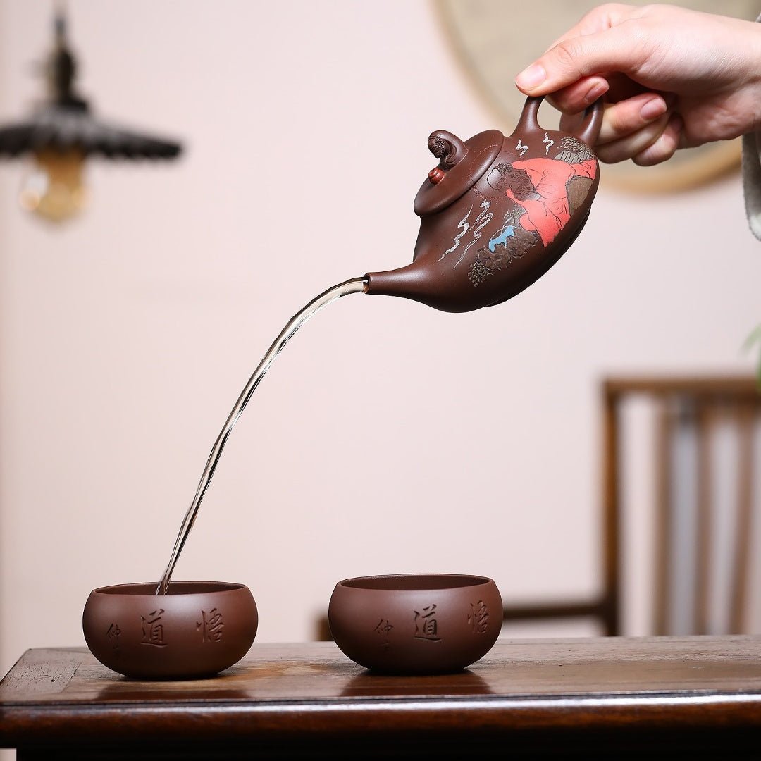 Wu Dao Set 230cc - Yixing Handmade Teapot - zycs_China - tea - teapot