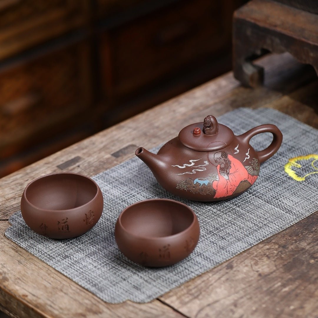 Wu Dao Set 230cc - Yixing Handmade Teapot - zycs_China - tea - teapot