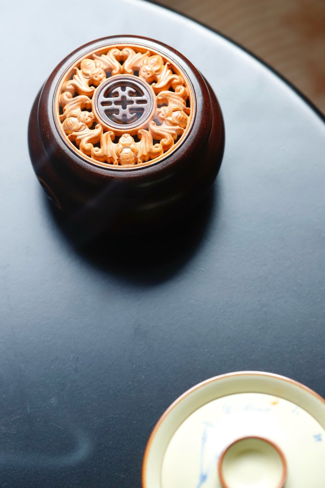 Wu Fu Lin Men - Wood Sculpture - zycs_China