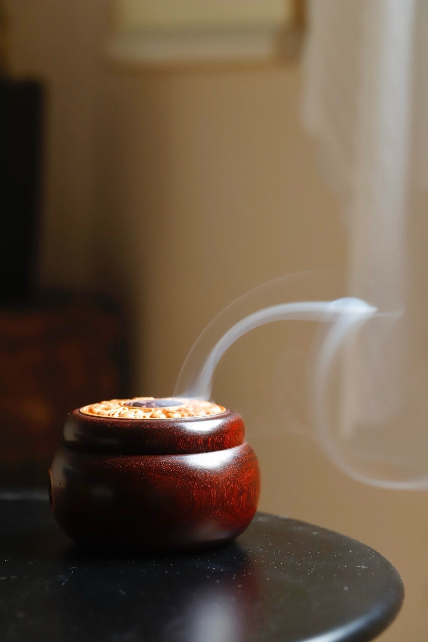 Wu Fu Lin Men - Wood Sculpture - zycs_China