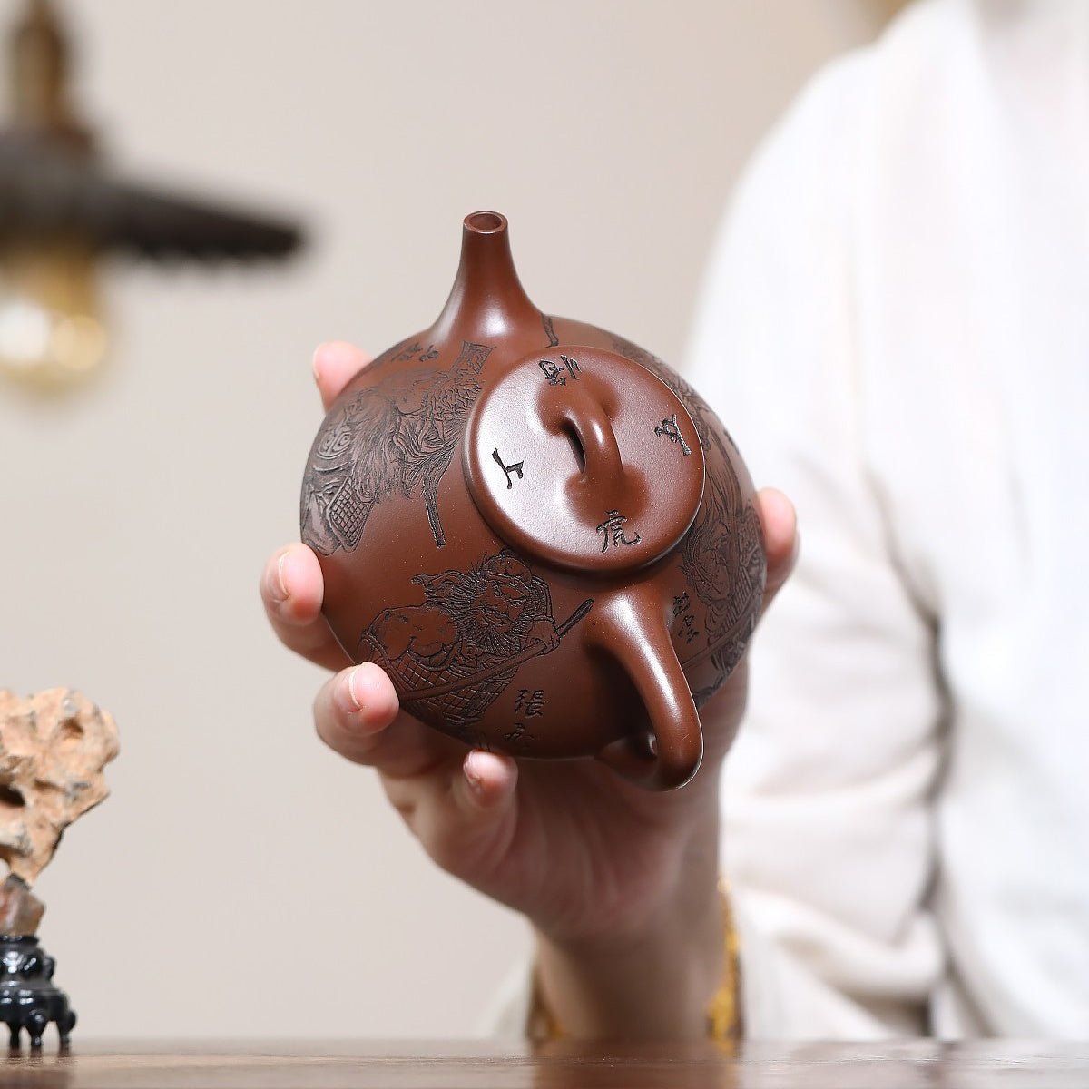 Wu Hu Shang Jiang 200cc - Yixing Handmade Teapot - zycs_China