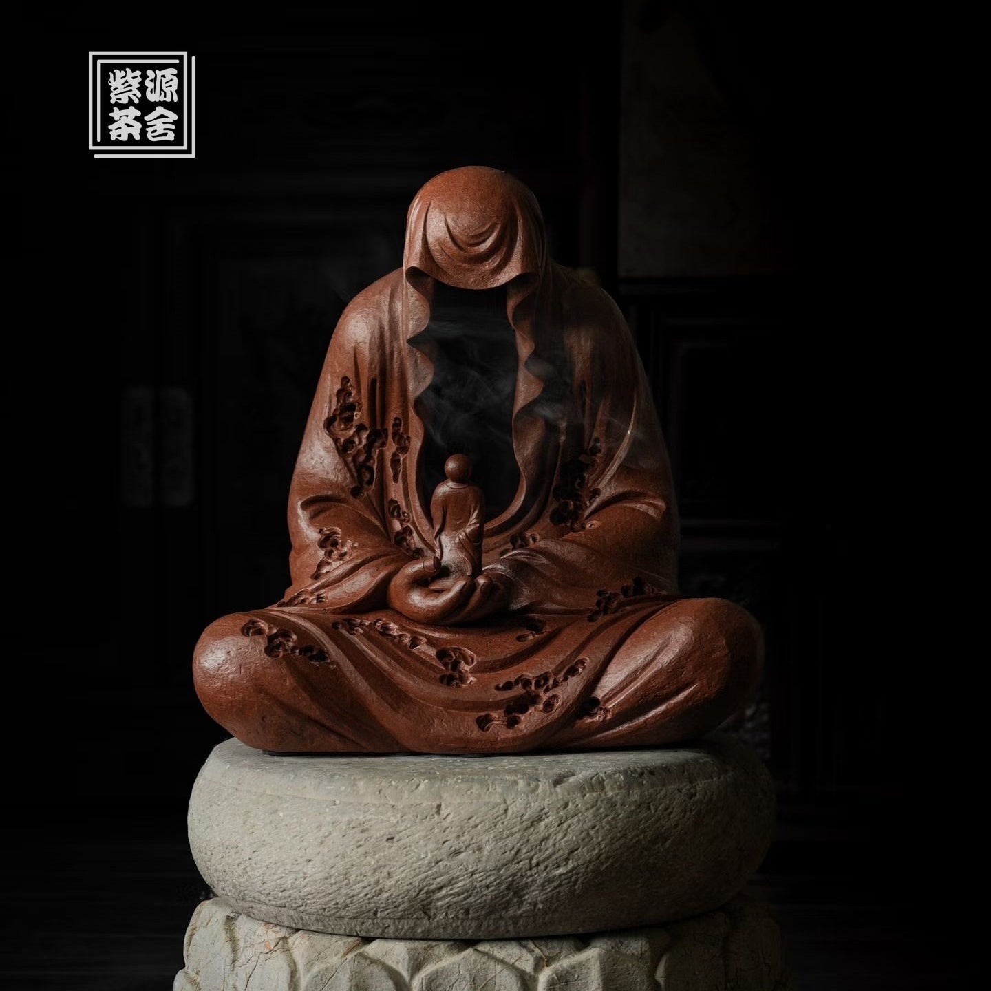 Wu Xiang Fo - Zisha Sculpture - zycs_China