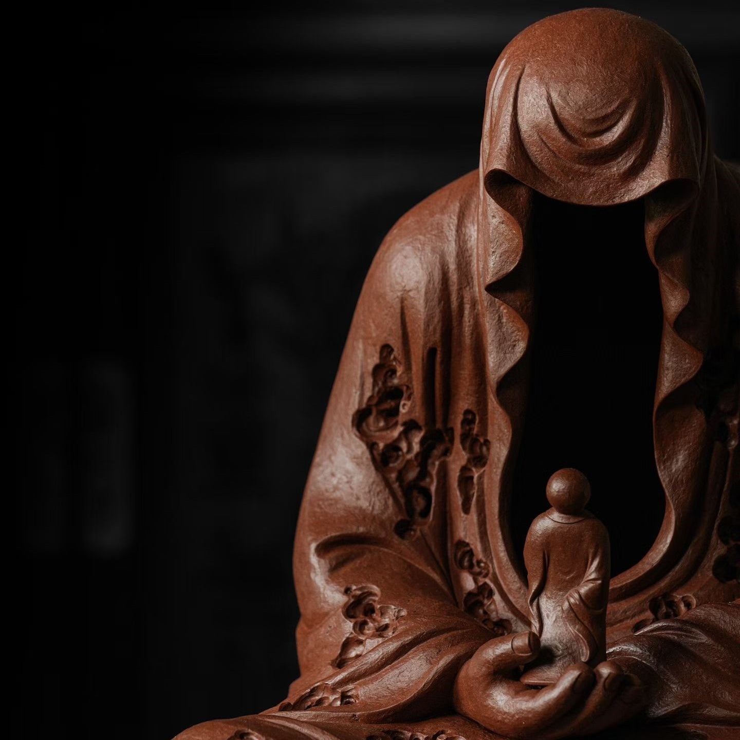 Wu Xiang Fo - Zisha Sculpture - zycs_China