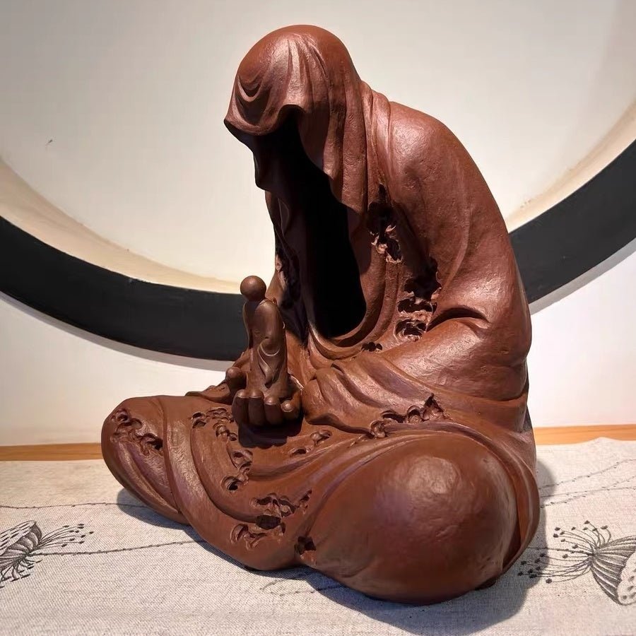 Wu Xiang Fo - Zisha Sculpture - zycs_China