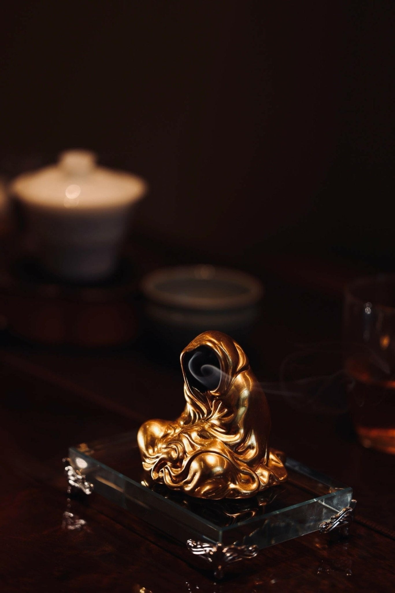 Wu Xiang Jin Shen - Wood Sculpture - zycs_China - tea - teapot