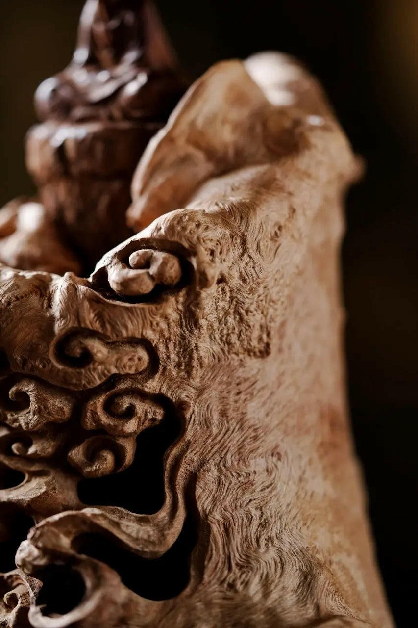 Wu Xiang Xiang Lu - Wood Sculpture - zycs_China