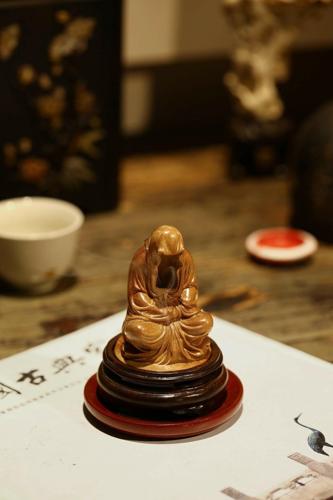 Wu Xiang Xiang Lu - Wood Sculpture - zycs_China