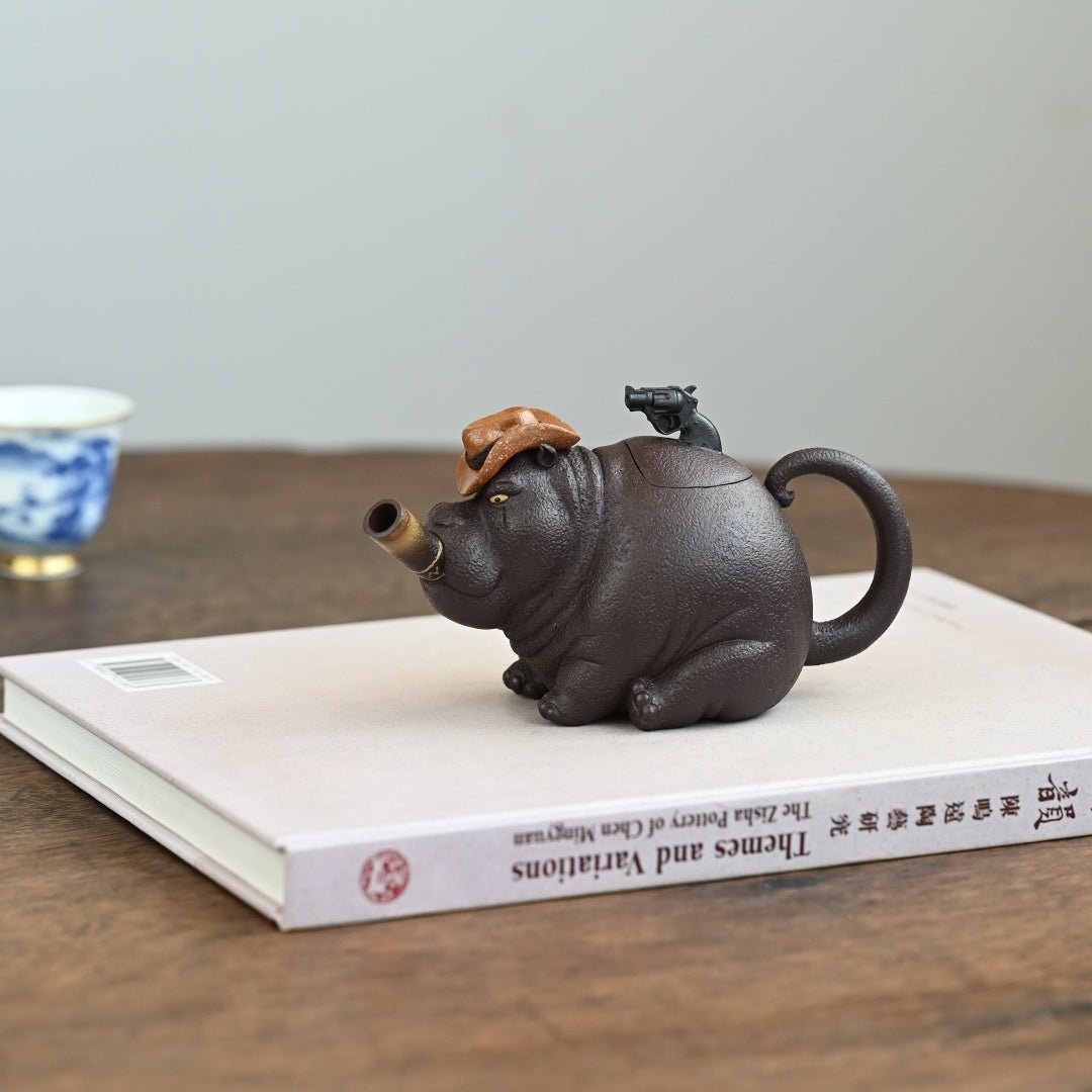 Xi Bu Niu Zai 180cc - Yixing Handmade Teapot - zycs_China