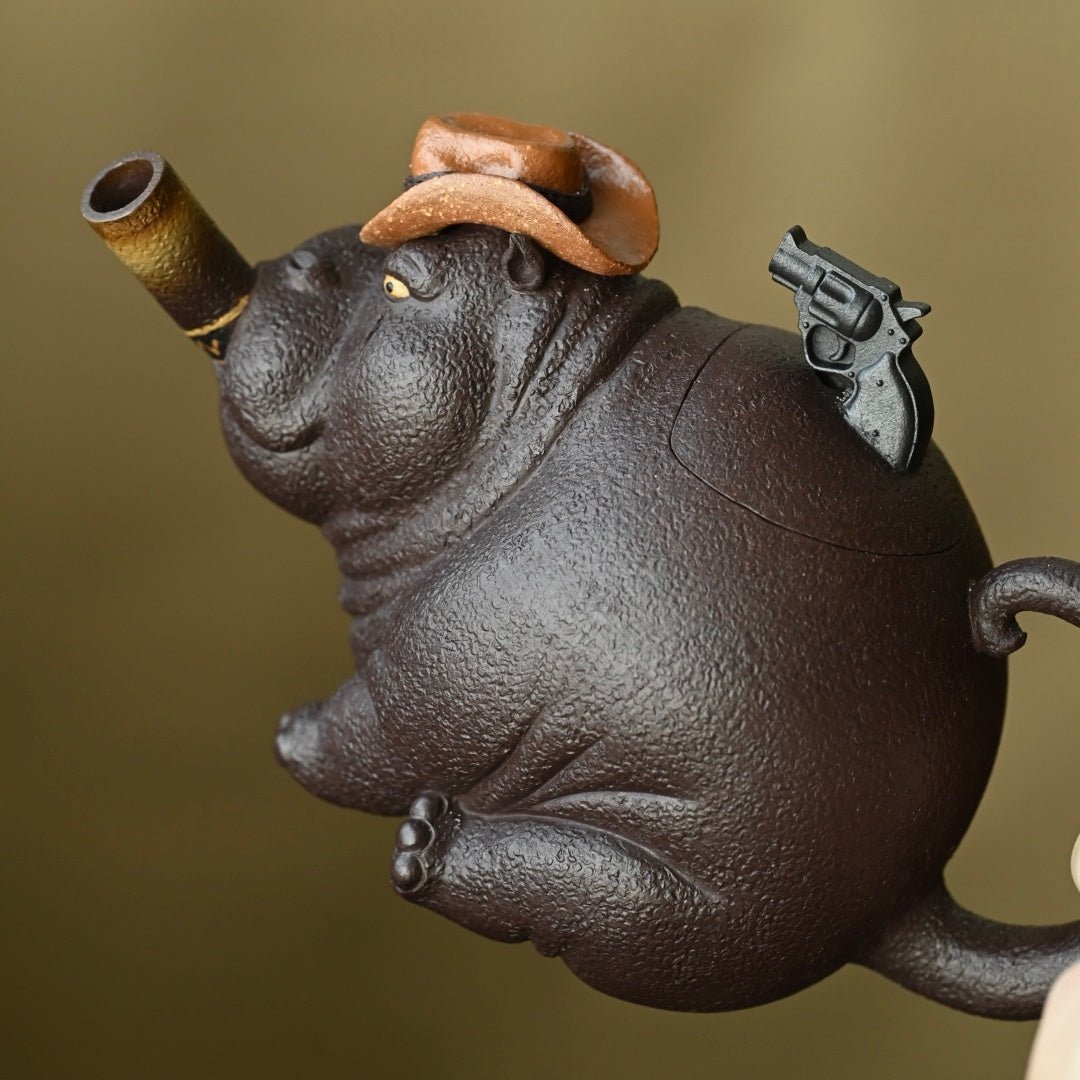Xi Bu Niu Zai 180cc - Yixing Handmade Teapot - zycs_China