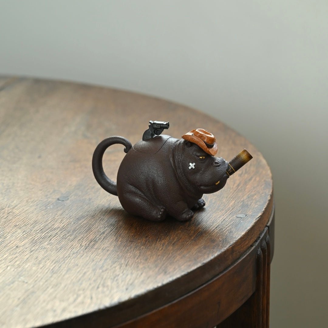 Xi Bu Niu Zai 180cc - Yixing Handmade Teapot - zycs_China