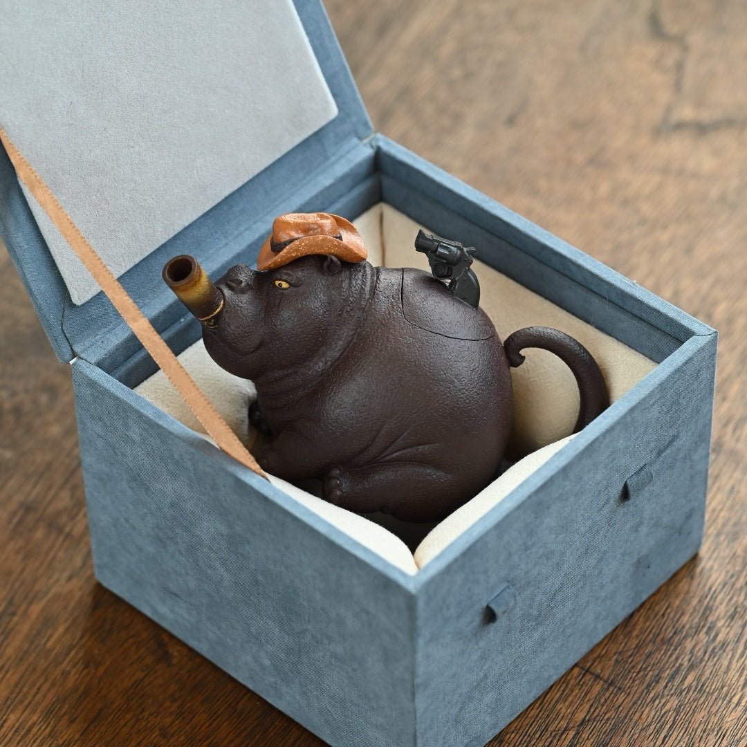 Xi Bu Niu Zai 180cc - Yixing Handmade Teapot - zycs_China