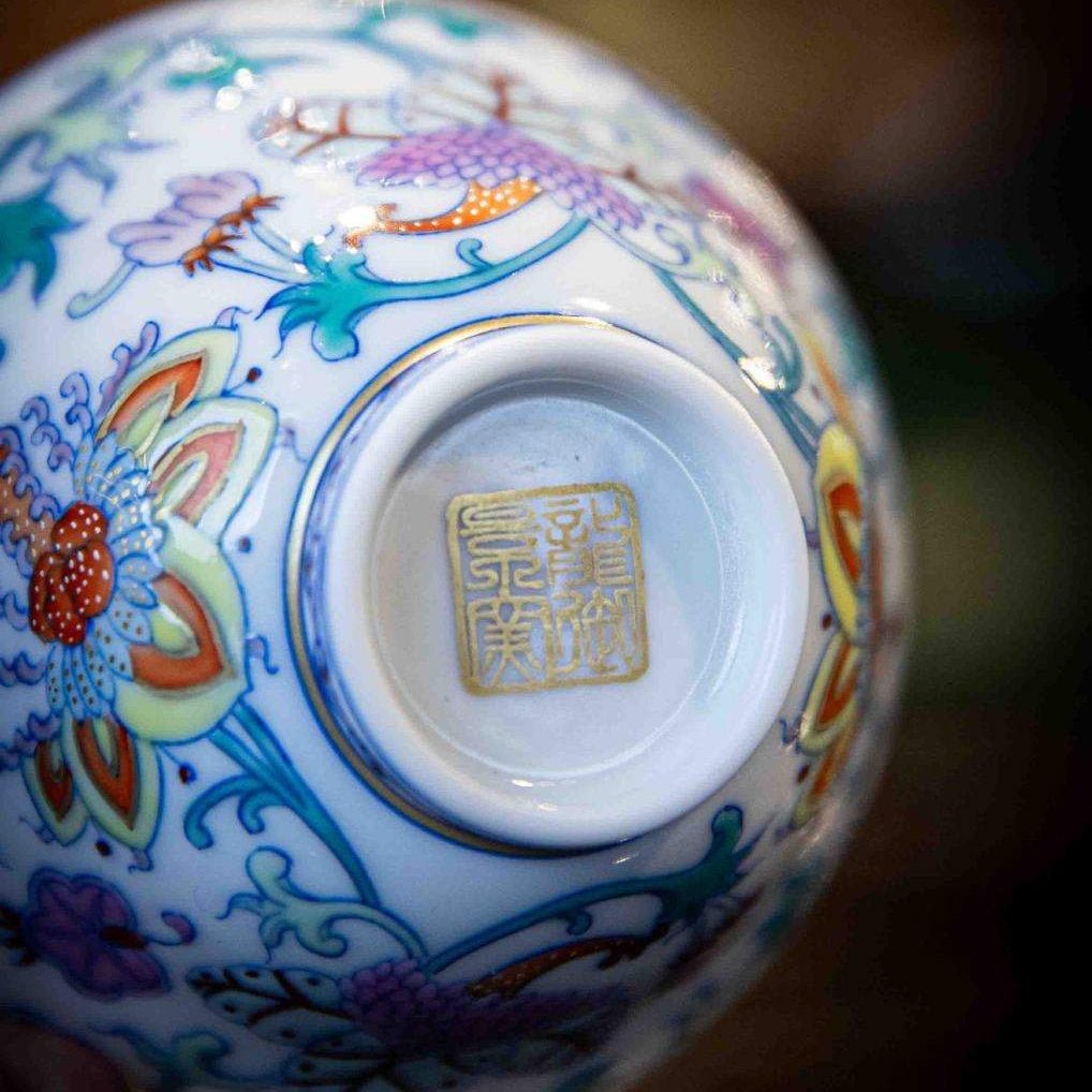 Xi Fan Lian 130cc - Jing De Zhen Porcelain Gaiwan - zycs_China