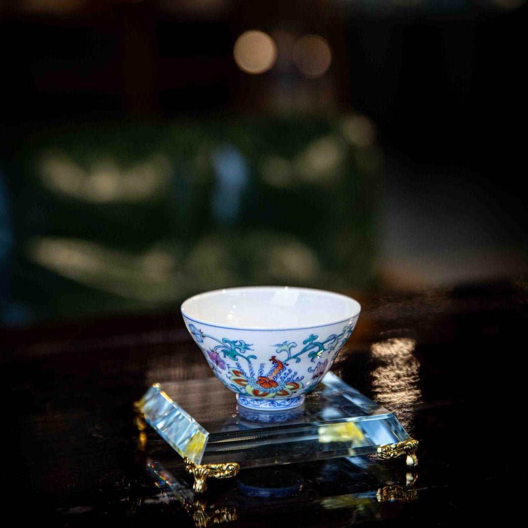 Xi Fan Lian 130cc - Jing De Zhen Porcelain Gaiwan - zycs_China