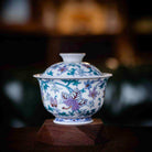 Xi Fan Lian 130cc - Jing De Zhen Porcelain Gaiwan - zycs_China