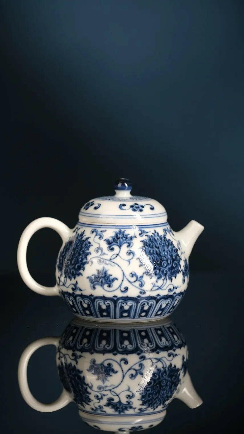 Xi Fan Lian - Jing De Zhen Hand - drawn Teatop - zycs_China - tea - teapot