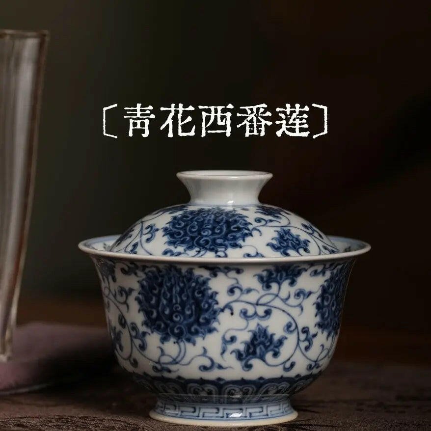 Xi Fan Lian - Jing De Zhen Handmade Gai Wan - zycs_China - tea - teapot