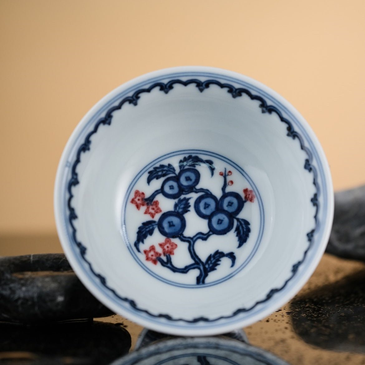 Xi Que Deng Mei - Jing De Zhen Porcelain Teacup - zycs_China