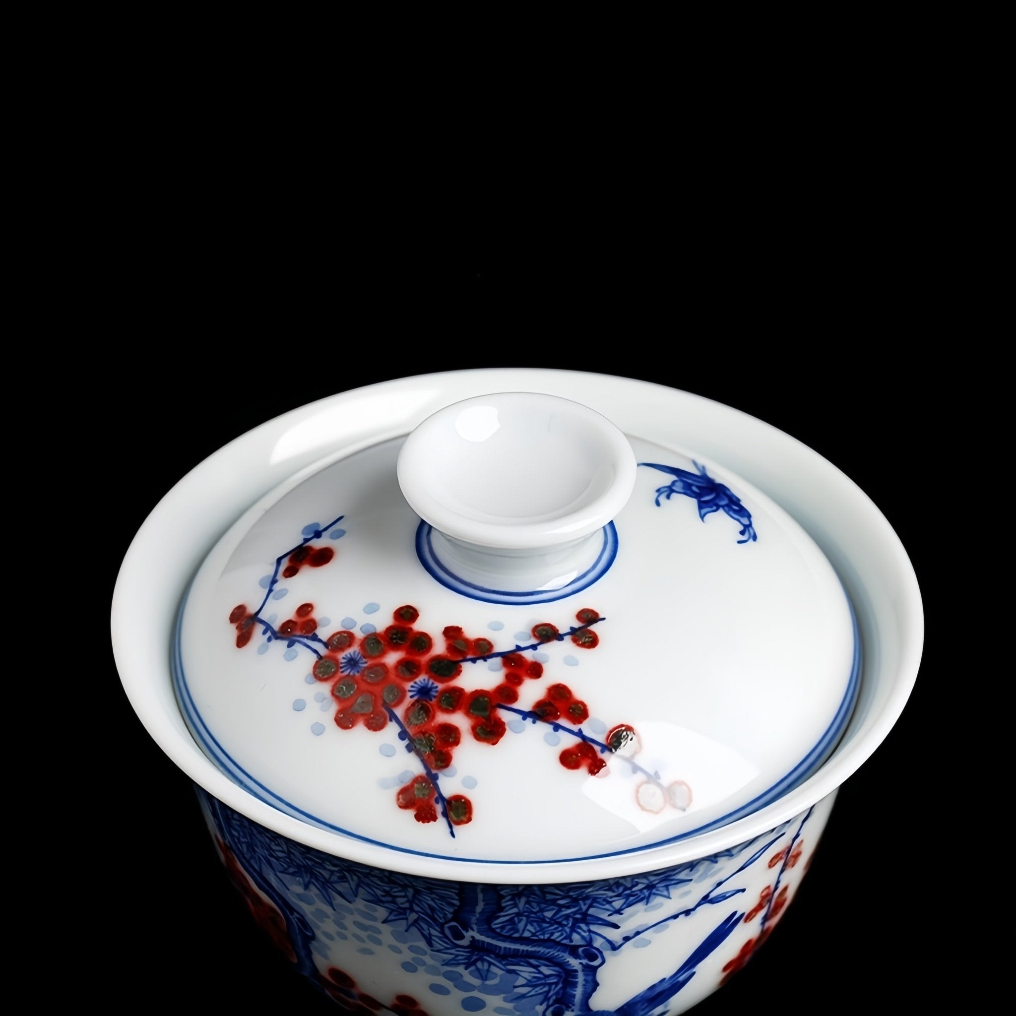 Xi Shang Mei Shao 100cc - Jing De Zhen Porcelain Gaiwan - zycs_China