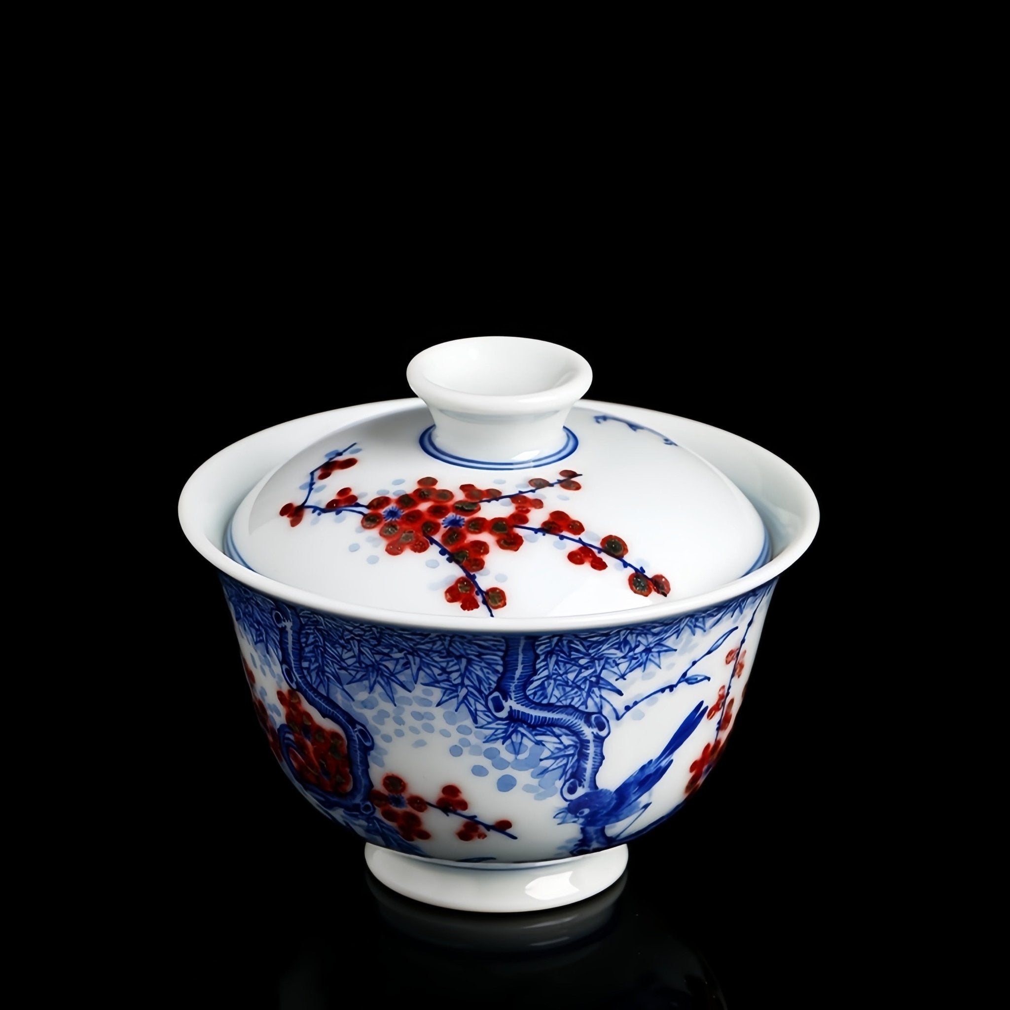 Xi Shang Mei Shao 100cc - Jing De Zhen Porcelain Gaiwan - zycs_China