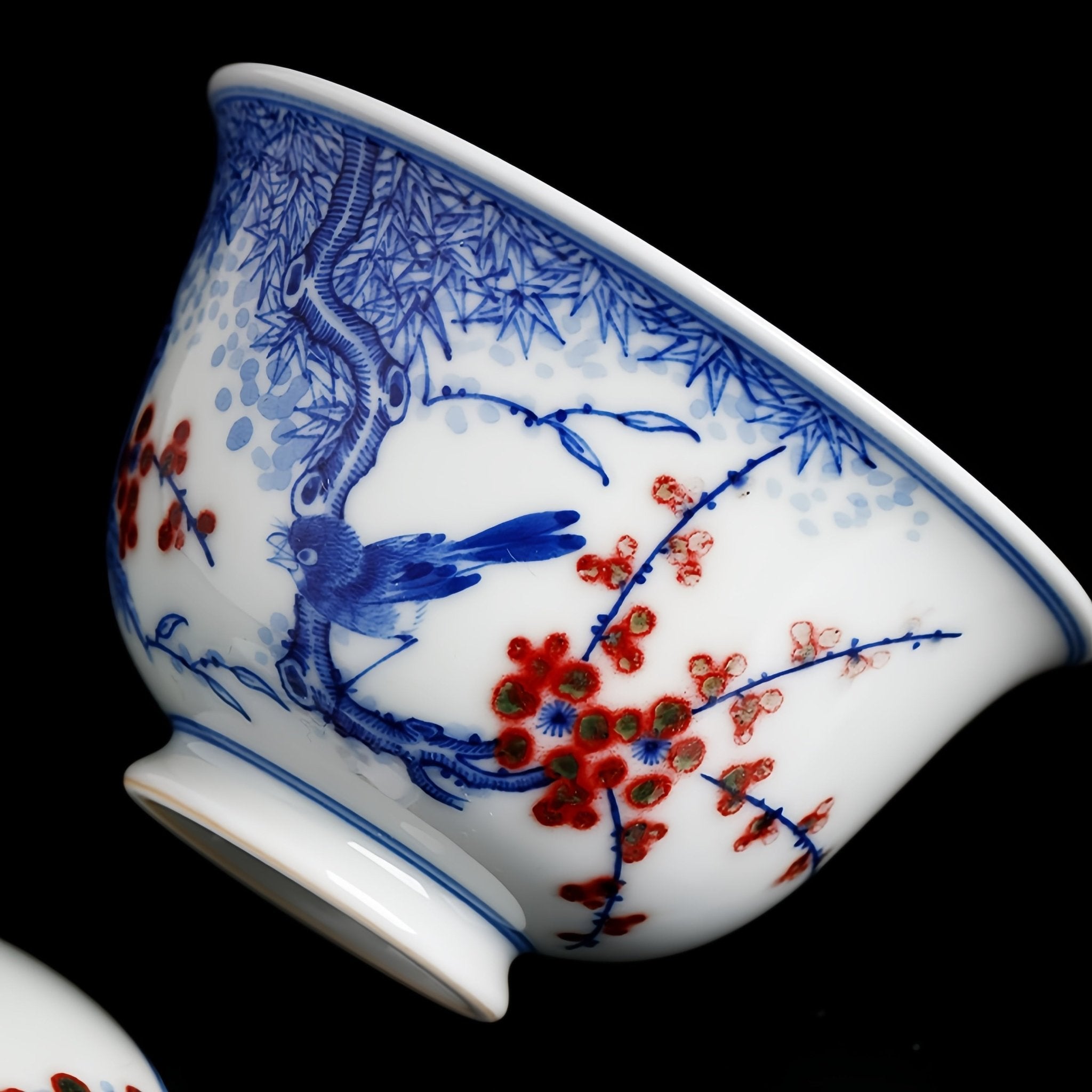 Xi Shang Mei Shao 100cc - Jing De Zhen Porcelain Gaiwan - zycs_China