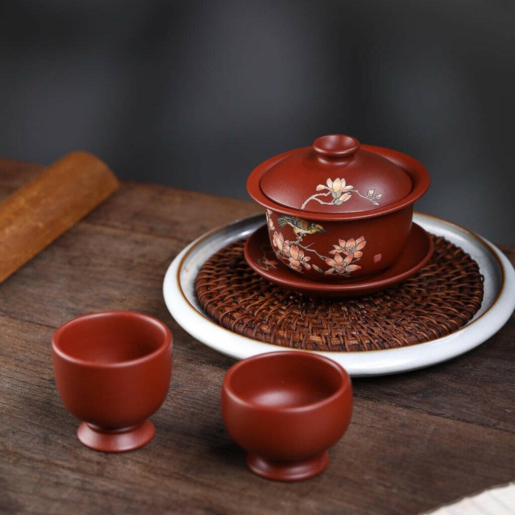 Xi Shang Mei Shao 180cc - Yixing Handmade Gaiwan - zycs_China