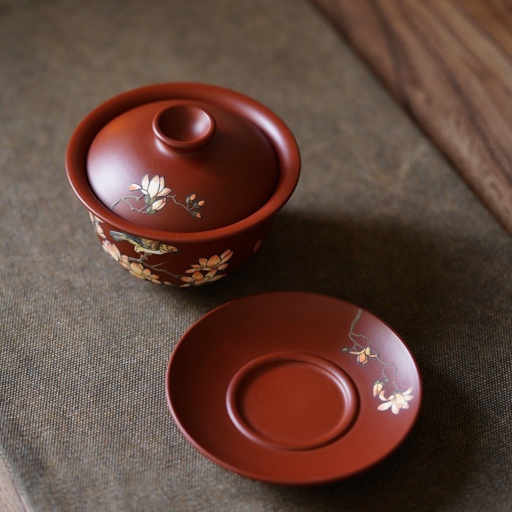 Xi Shang Mei Shao 180cc - Yixing Handmade Gaiwan - zycs_China
