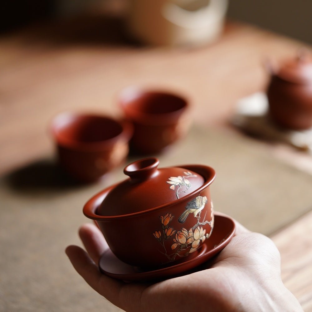 Xi Shang Mei Shao 180cc - Yixing Handmade Gaiwan - zycs_China