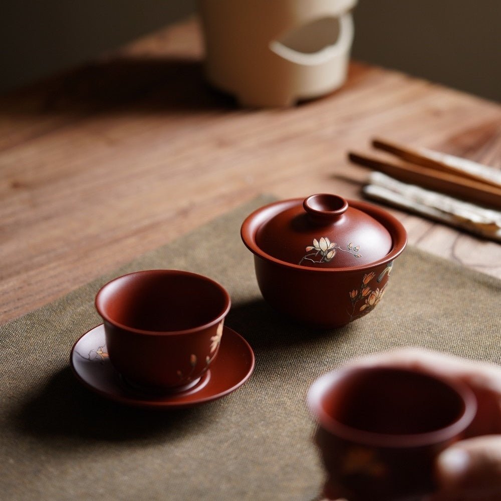 Xi Shang Mei Shao 180cc - Yixing Handmade Gaiwan - zycs_China