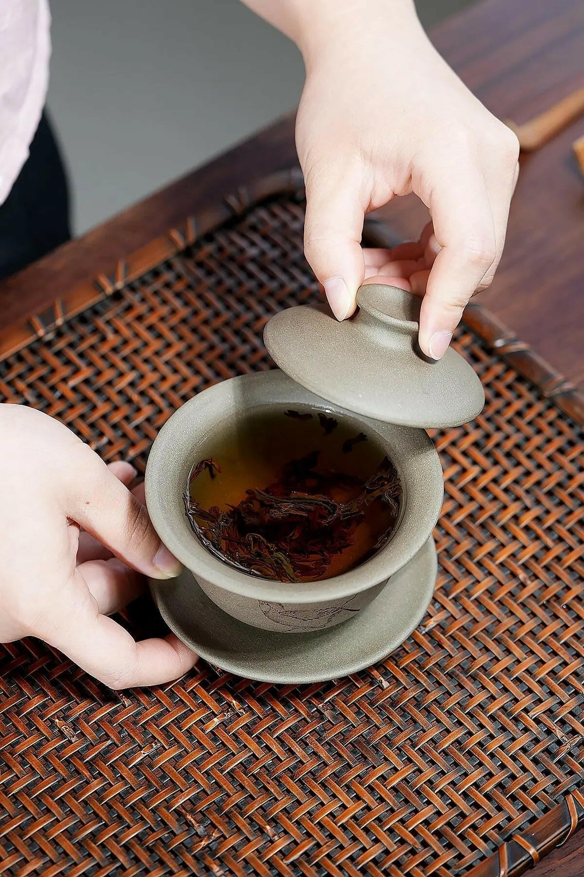 Xi Shang Zhi Tou 140cc - Yixing Handmade Gaiwan - zycs_China
