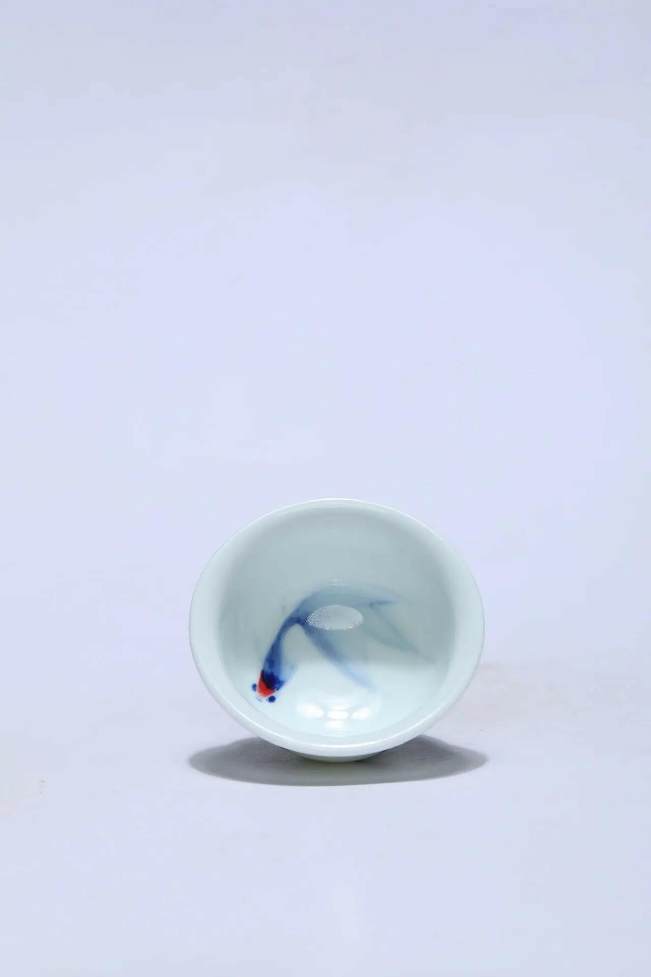 Xia Qu Bei 80cc - Jing De Zhen Handmade Teaware Teacup - zycs_China - tea - teapot