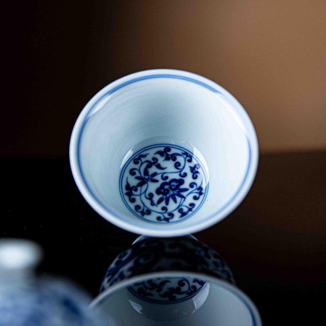 Xiang Cao Long 170cc - Jing De Zhen Porcelain Gaiwan - zycs_China