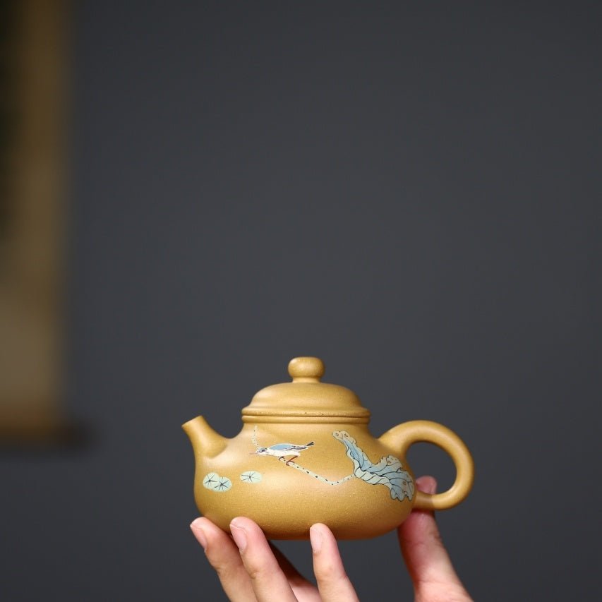 Xiang Lian yi Qing Tao Zu 170cc - Yixing Handmade Teapot - zycs_China