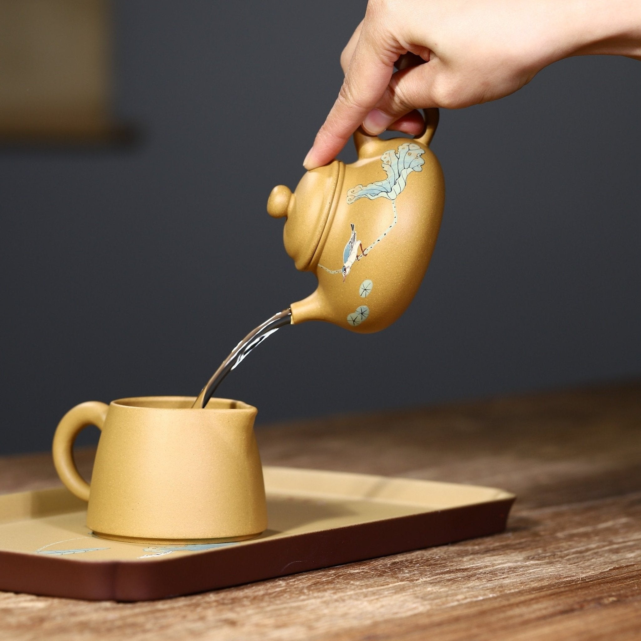 Xiang Lian yi Qing Tao Zu 170cc - Yixing Handmade Teapot - zycs_China