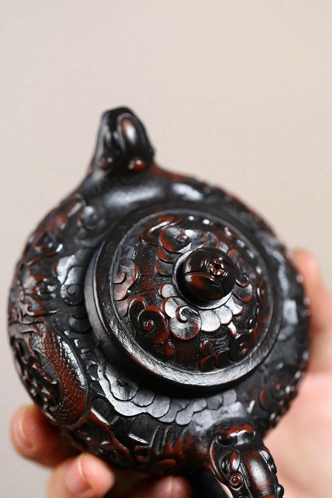 Xiang Long Lian Zi 190cc - Yixing Handmade Teapot - zycs_China
