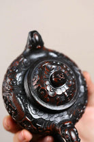 Xiang Long Lian Zi 190cc - Yixing Handmade Teapot - zycs_China