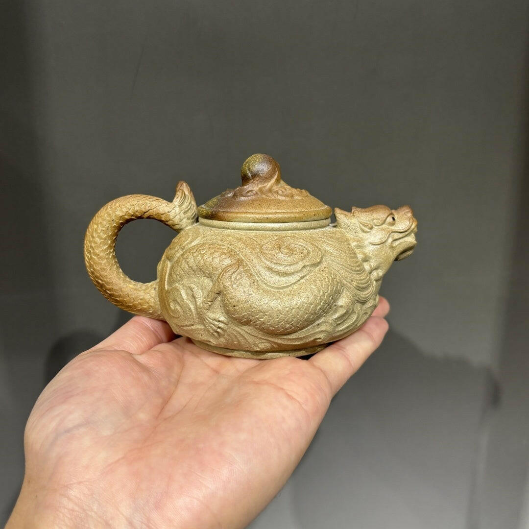 Xiang Long Na Fu 220cc - Yixing Handmade Teapot - zycs_China