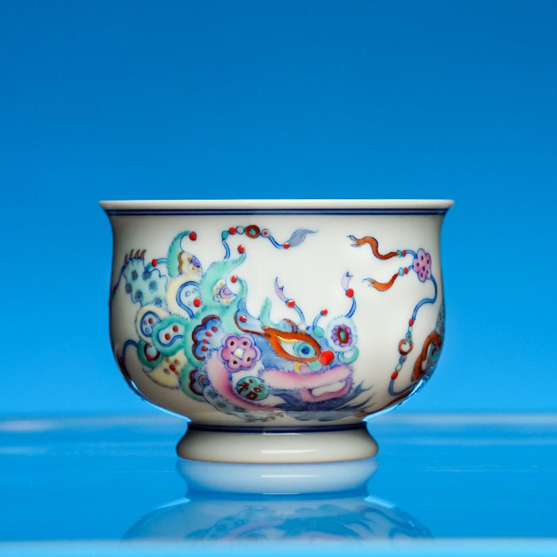 Xiang Yun Xing Shi 130cc - Jing De Zhen Porcelain Gaiwan - zycs_China