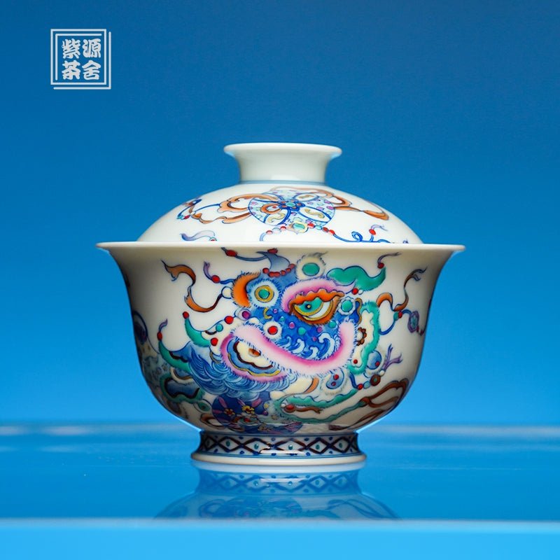 Xiang Yun Xing Shi 130cc - Jing De Zhen Porcelain Gaiwan - zycs_China