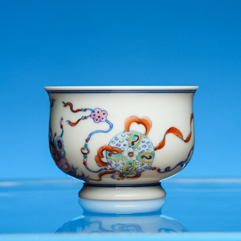 Xiang Yun Xing Shi 130cc - Jing De Zhen Porcelain Gaiwan - zycs_China
