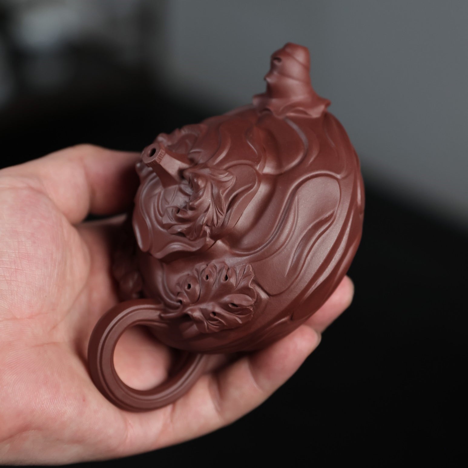 Xiao Feng Juan Kui 210cc - Yixing Handmade Teapot - zycs_China