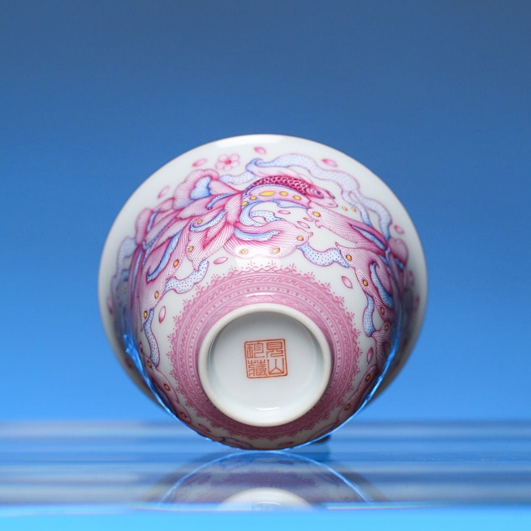 Xiao Hua Yu 110cc - Jing De Zhen Porcelain Gaiwan - zycs_China