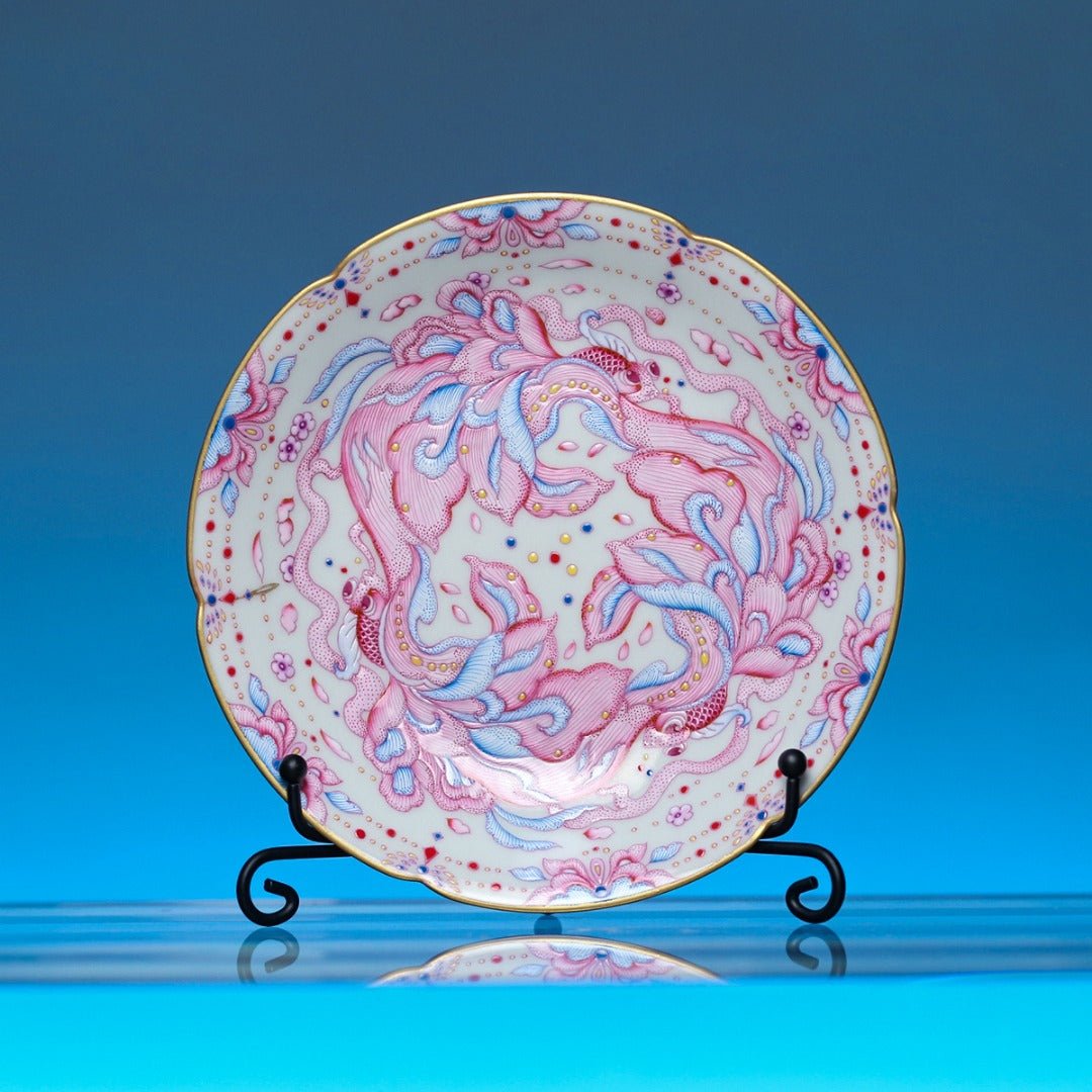 Xiao Hua Yu 110cc - Jing De Zhen Porcelain Gaiwan - zycs_China