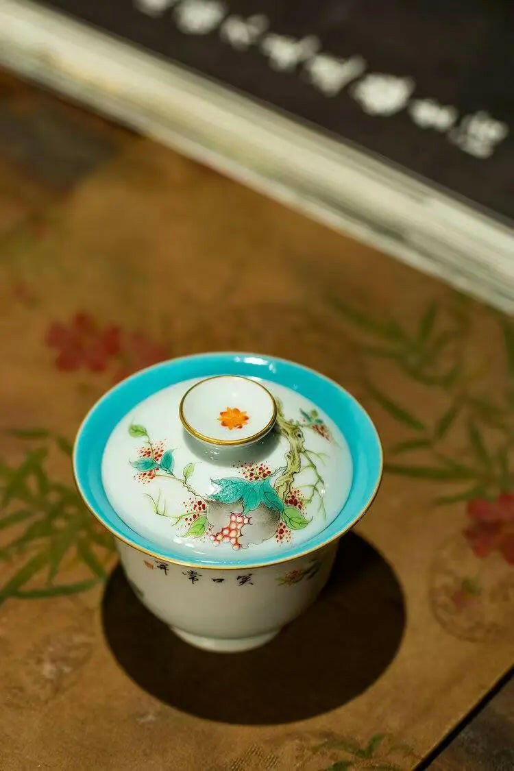 Xiao Kou Chang Kai - Jing De Zhen Porcelain Gaiwan - zycs_China