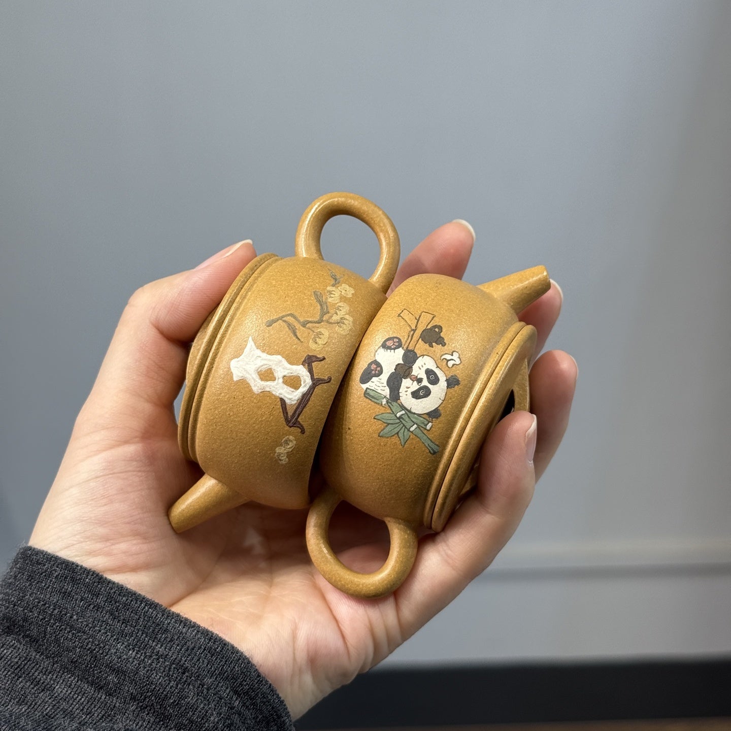 Xiao Xiao Han Wa 60cc - Yixing Handmade Teapot - zycs_China