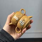 Xiao Xiao Han Wa 60cc - Yixing Handmade Teapot - zycs_China