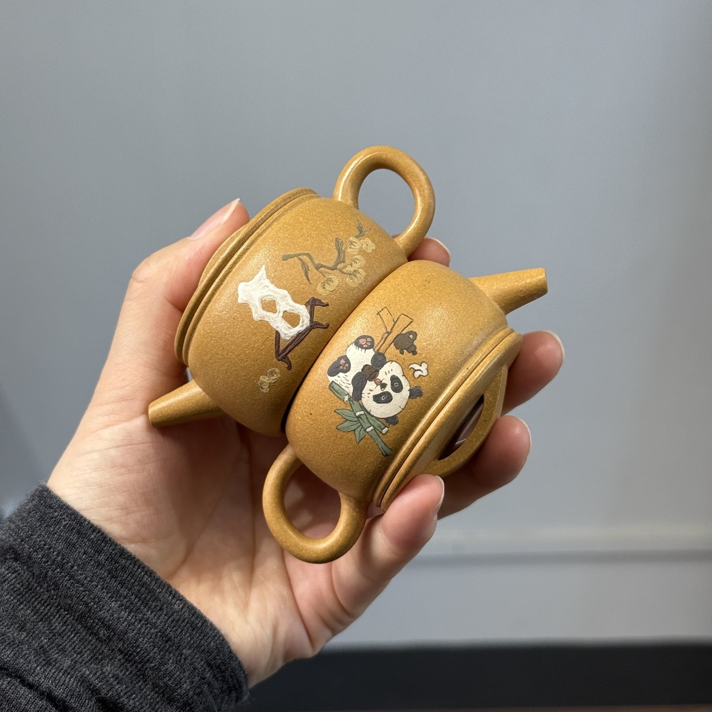 Xiao Xiao Han Wa 60cc - Yixing Handmade Teapot - zycs_China