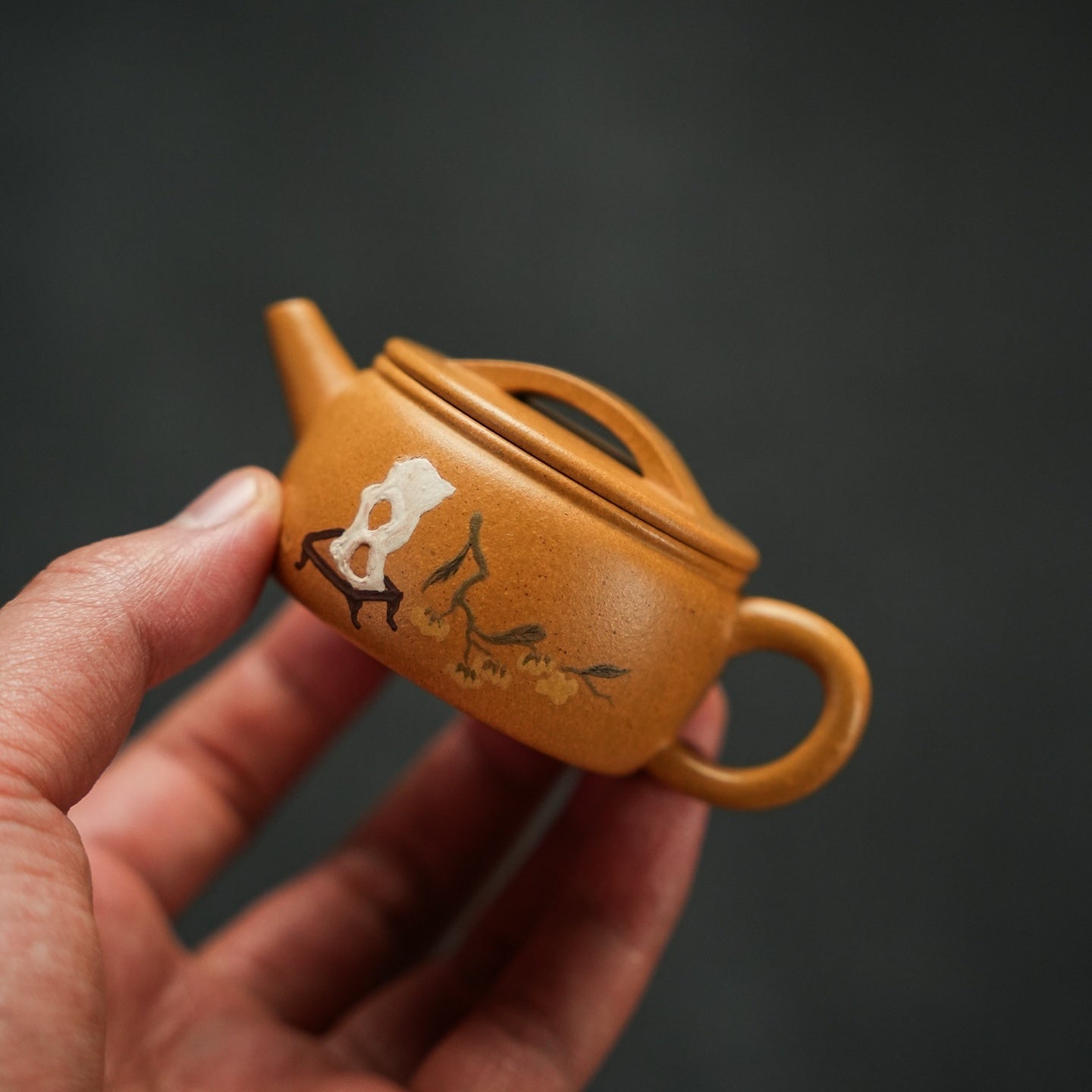 Xiao Xiao Han Wa 60cc - Yixing Handmade Teapot - zycs_China