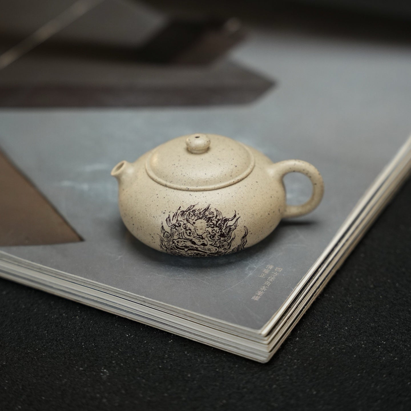 Xiao Xiao Xi Shi 80cc - Yixing Handmade Teapot - zycs_China