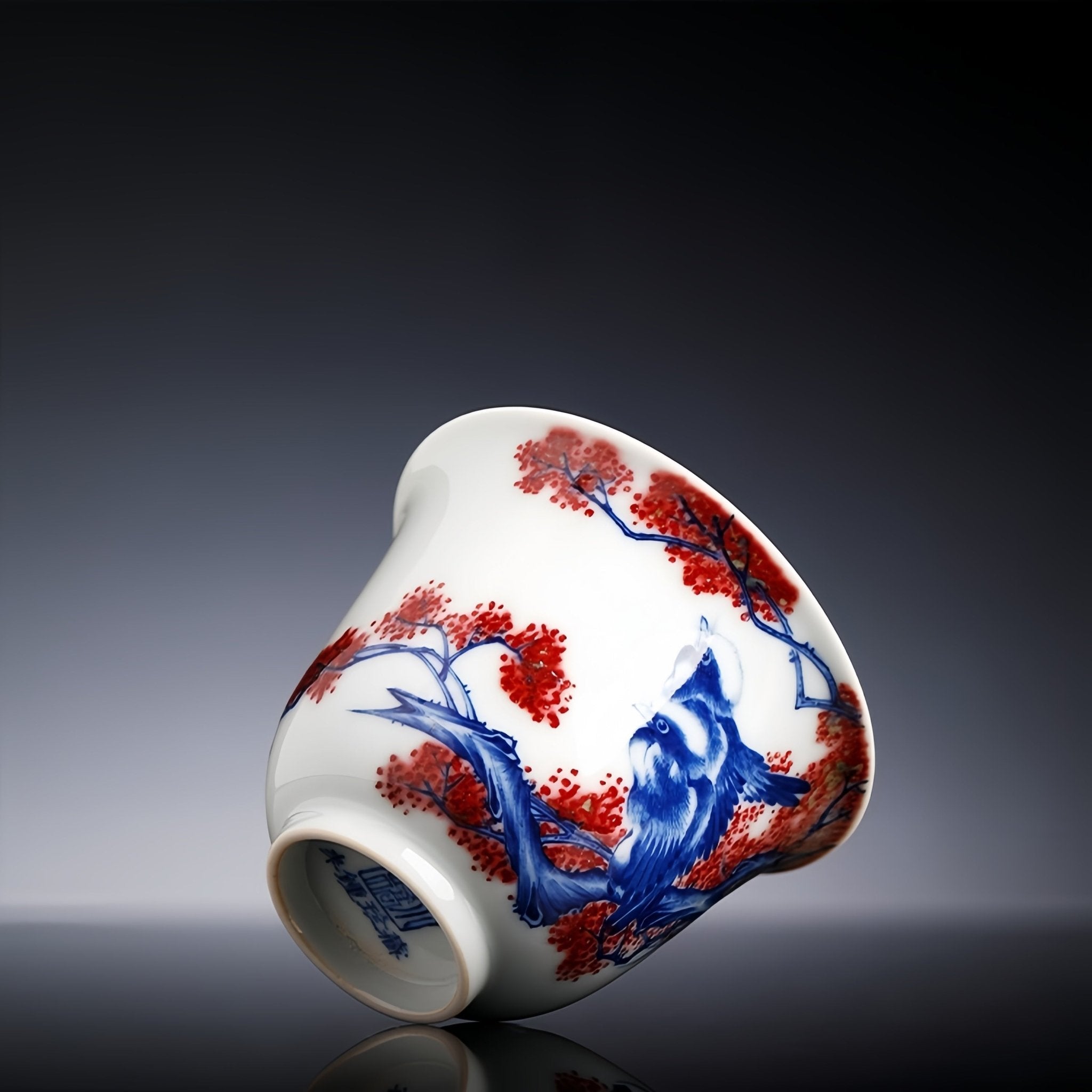 Xie Shou Bai Tou 75cc - Jing De Zhen Porcelain Teacup - zycs_China